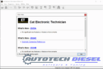 CAT ET 2025A Diagnostic Software